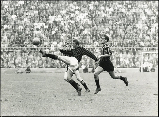 Trapattoni Suarez Derby Milano 1961 Ft 5336 - Stampa 24x18 cm - Farabola Stampa ai sali d'argento