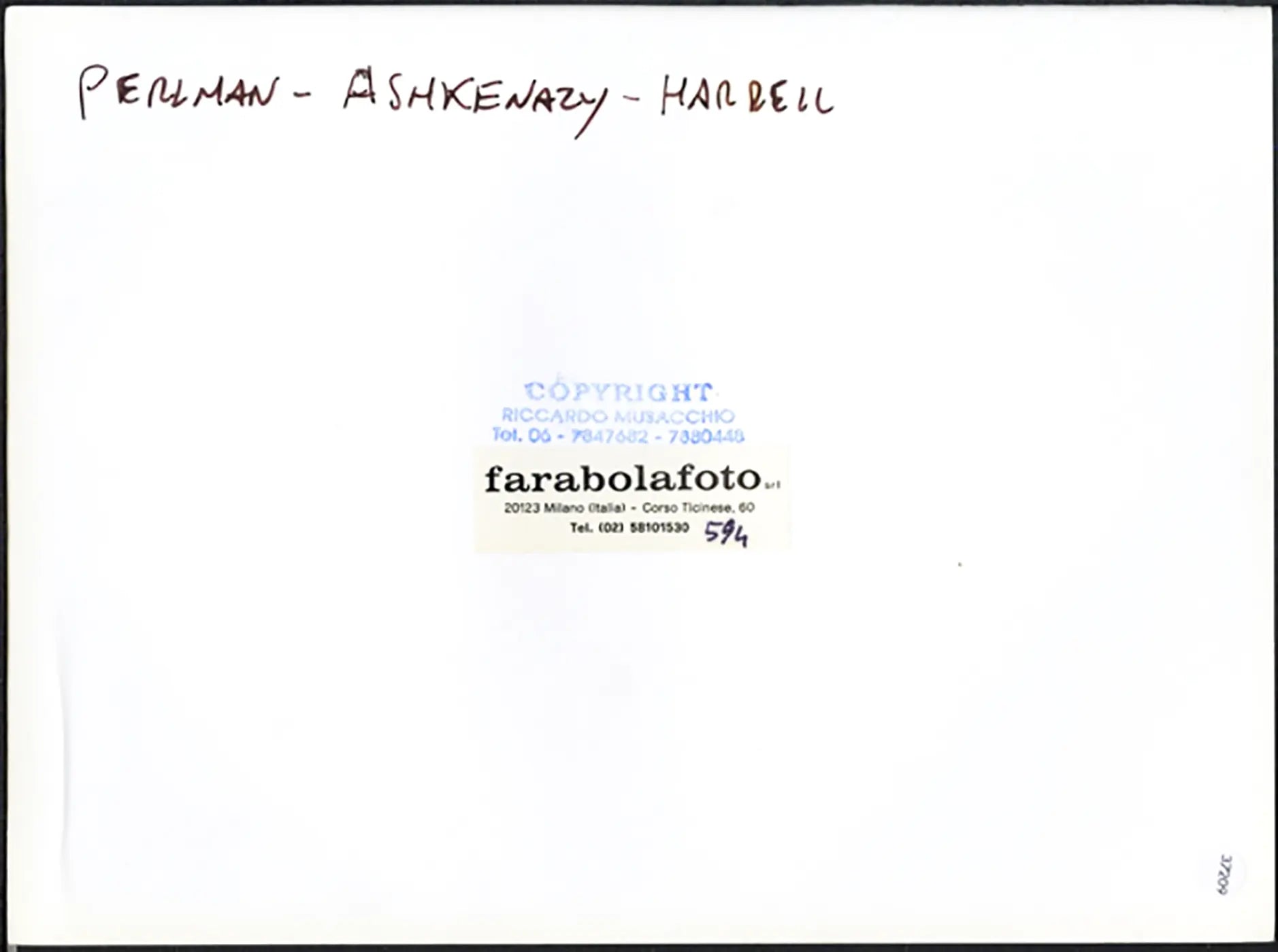 Trio Perlman Ashkenazy Harrell Ft 37209 - Stampa 24x18 cm - Farabola Stampa ai sali d'argento