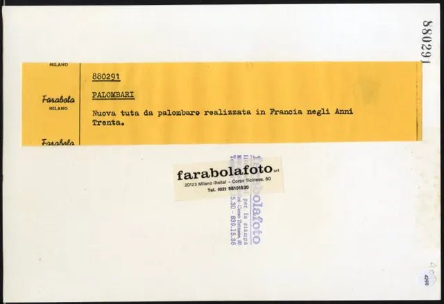 Tuta da palombaro anni 30 Ft 4298 - Stampa 21x17 cm - Farabola Stampa ai sali d'argento (anni 90)