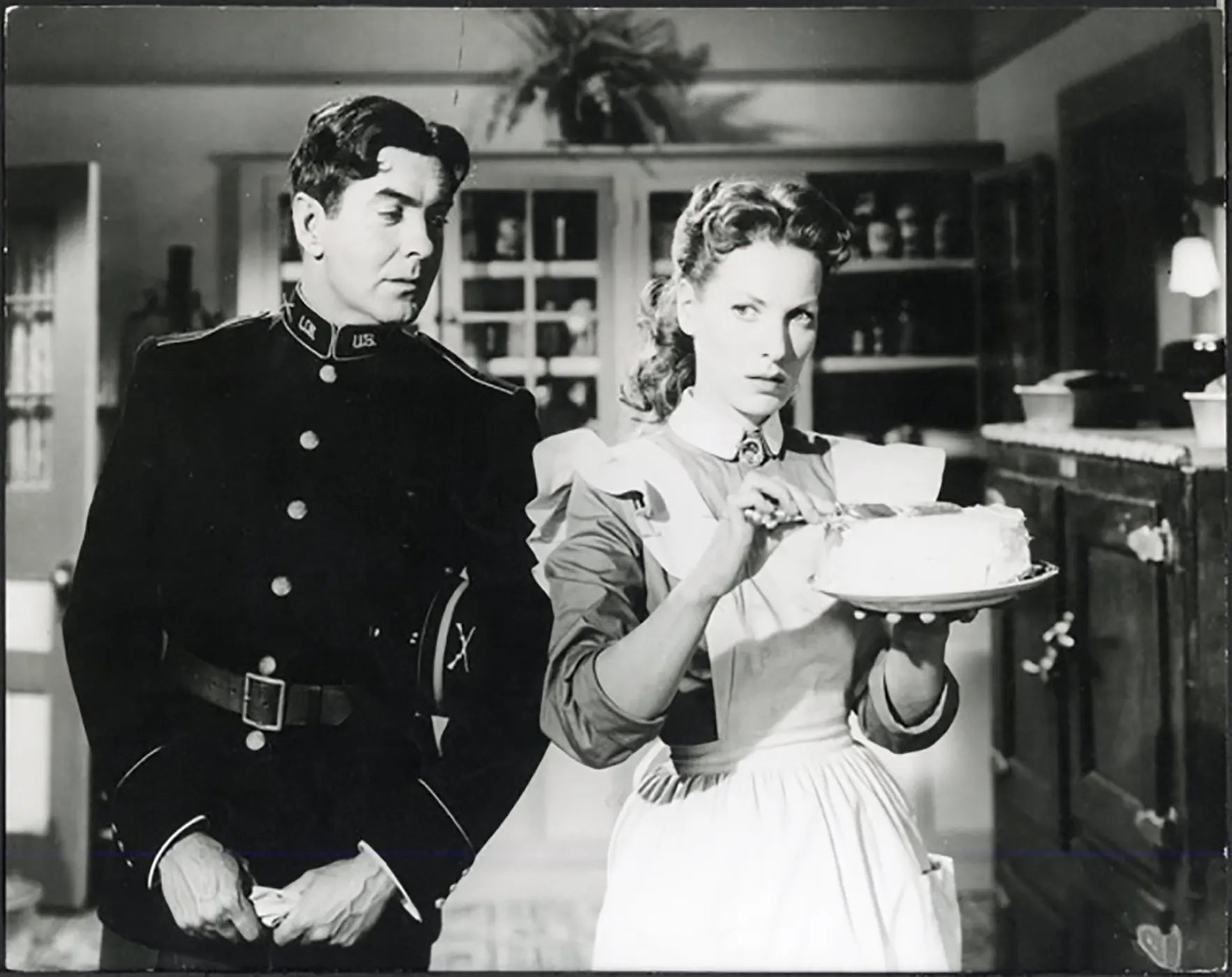 Tyrone Power e Maureen O'Hara 1955 Ft 37546 - Stampa 21x27 cm - Farabola Stampa ai sali d'argento