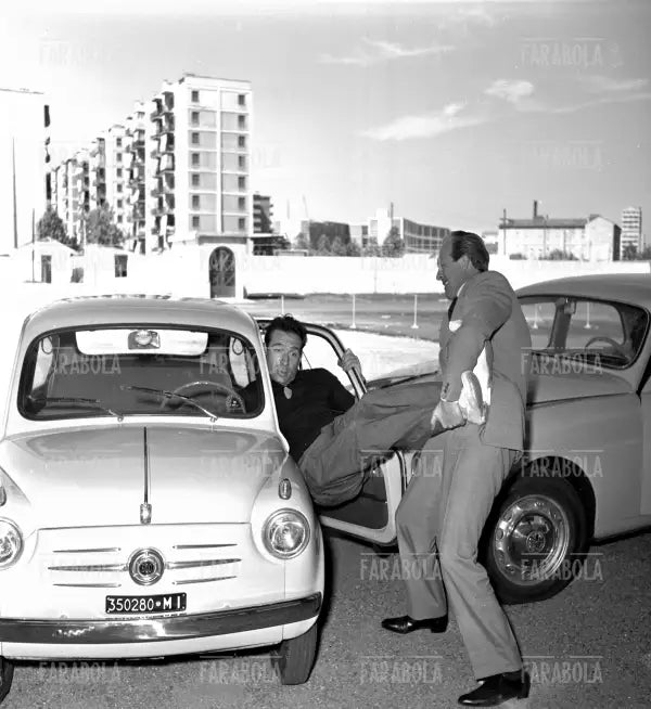 Ugo Tognazzi e Raimondo Vianello, 1957 - Farabola Immagine digitale
