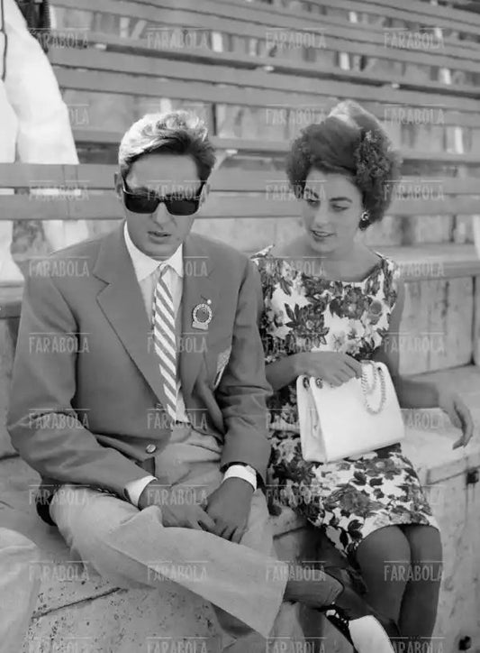 Umberto Agnelli e Antonella Piaggio, Olimpiadi di Roma, 1960 - Farabola Immagine digitale