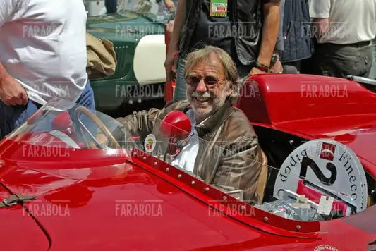 Umberto Ferretti su Ferrari 860 Monza, Mille Miglia, 2007 - Farabola Immagine digitale