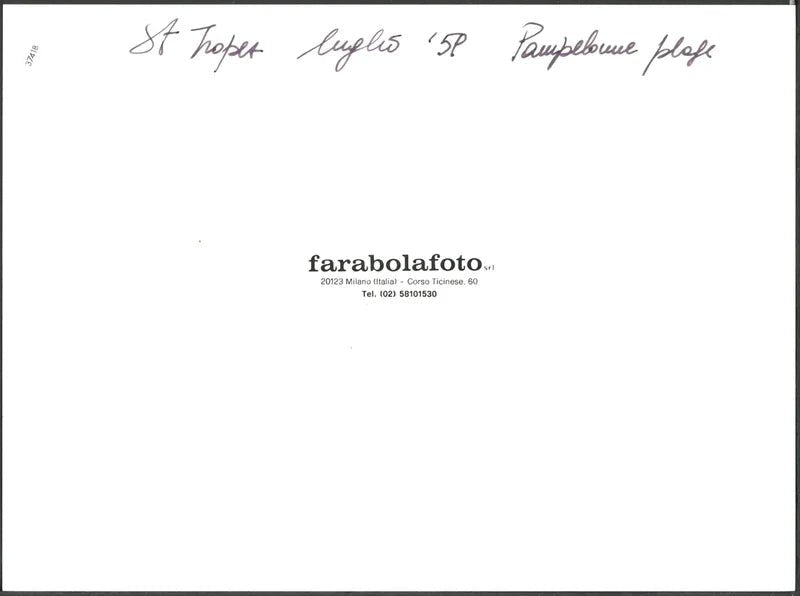 Vacanze a Saint Tropez 1959 Ft 37418 - Stampa 24x18 cm - Farabola Stampa ai sali d'argento