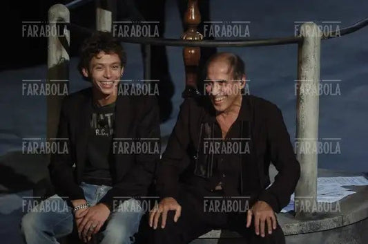 Valentino Rossi e Adriano Celentano, RockPolitik, 2005 - Farabola Immagine digitale