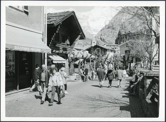 Valle d'Aosta Courmayeur anni 90 Ft 3547 - Stampa 24x18 cm - Farabola Stampa ai sali d'argento