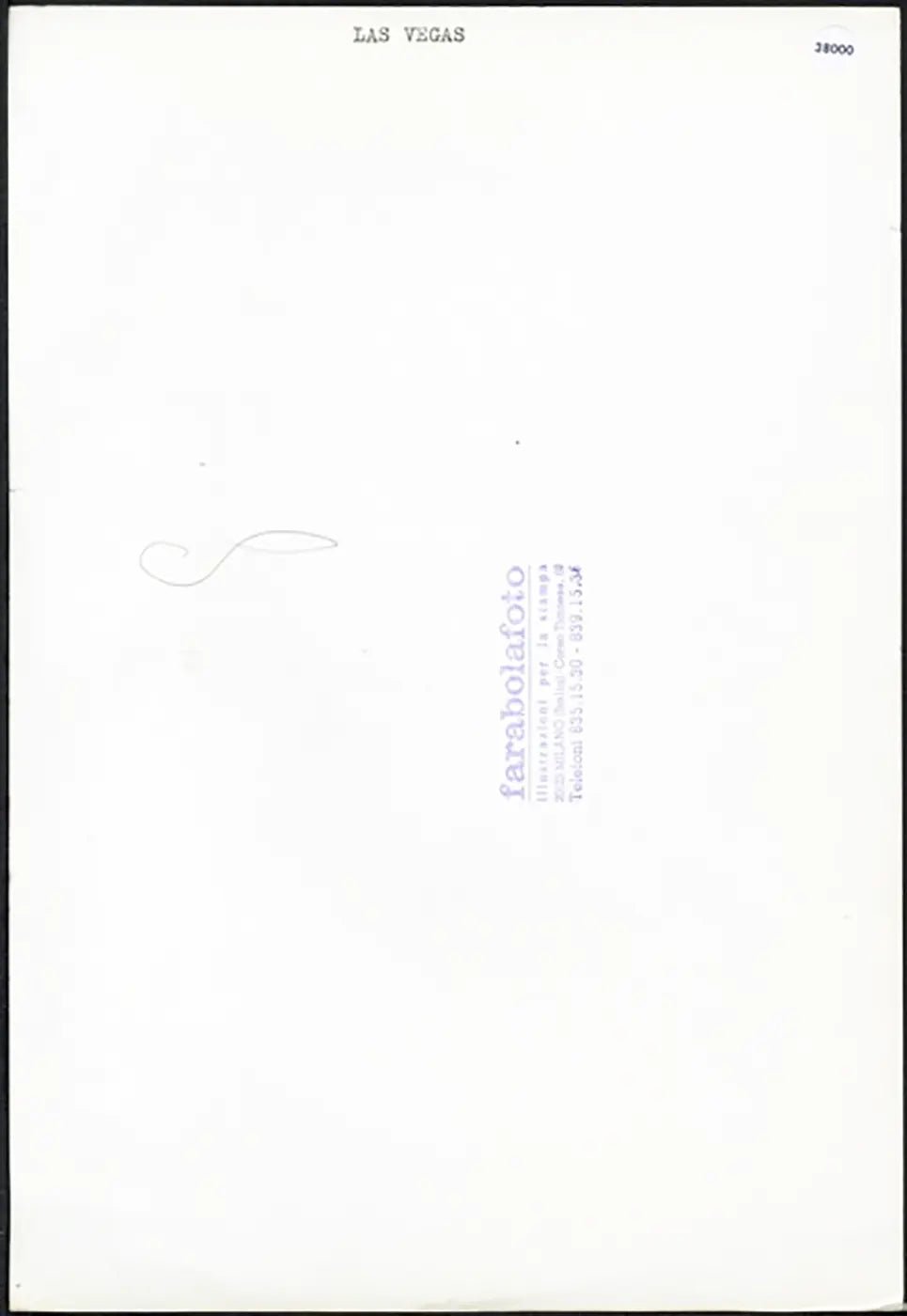 Veduta di Las Vegas anni 60 Ft 38000 - Stampa 27x18 cm - Farabola Stampa ai sali d'argento