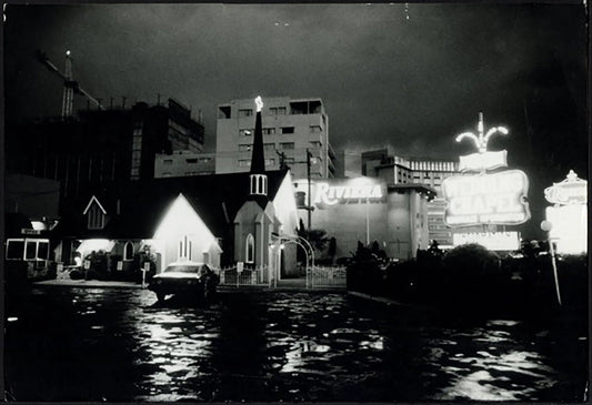 Veduta di Las Vegas anni 60 Ft 38000 - Stampa 27x18 cm - Farabola Stampa ai sali d'argento