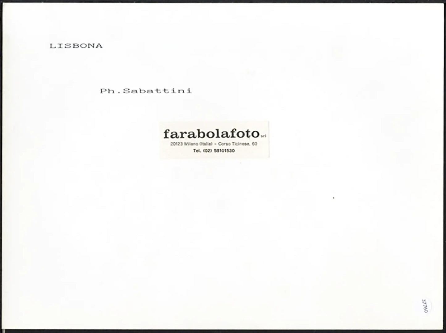 Veduta di Lisbona anni 90 Ft 37760 - Stampa 24x18 cm - Farabola Stampa ai sali d'argento
