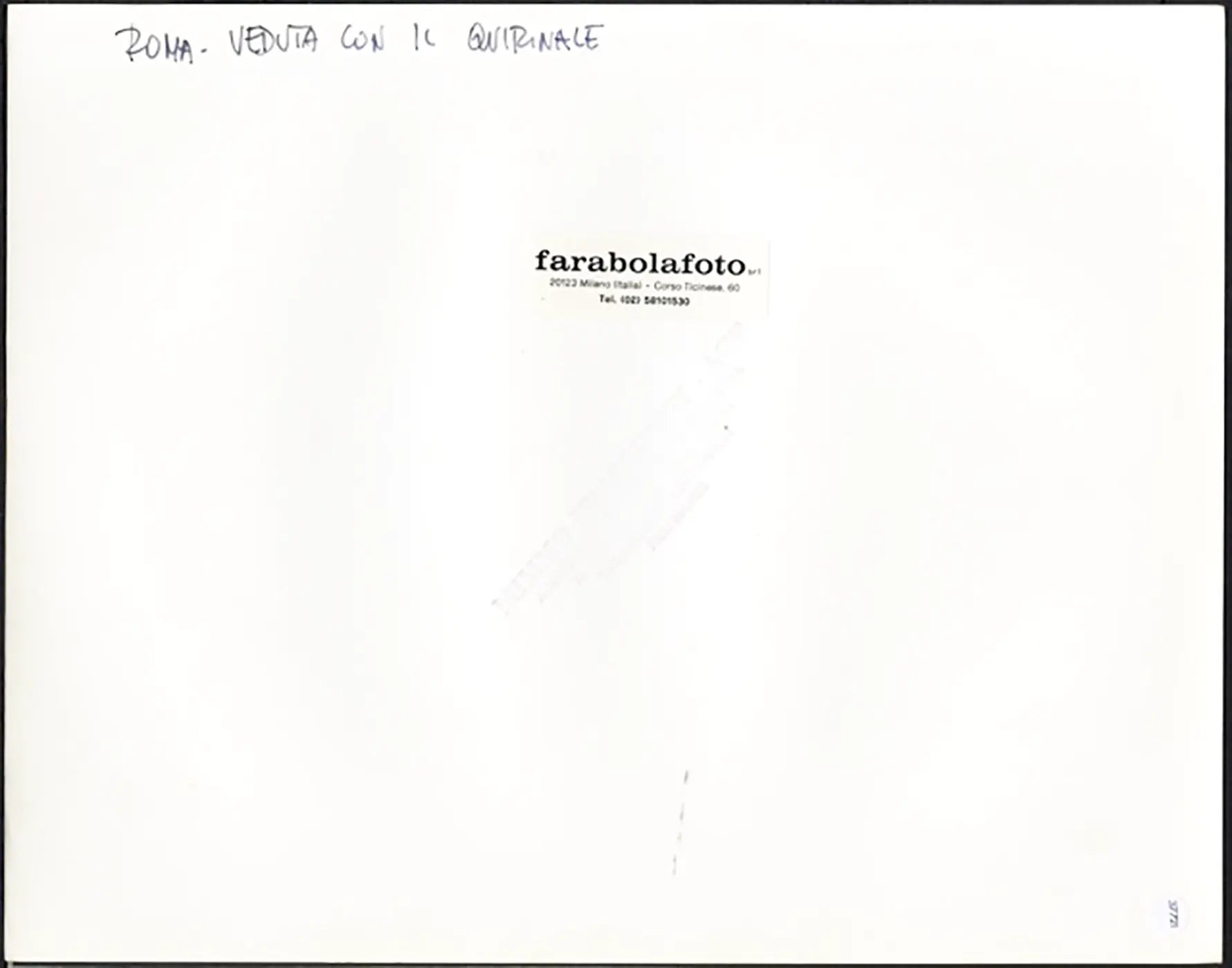 Veduta di Roma anni 90 Ft 37721 - Stampa 24x30 cm - Farabola Stampa ai sali d'argento