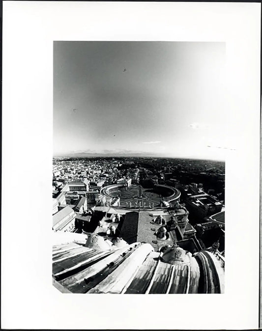 Veduta di San Pietro Roma anni 90 Ft 37730 - Stampa 24x30 cm - Farabola Stampa ai sali d'argento