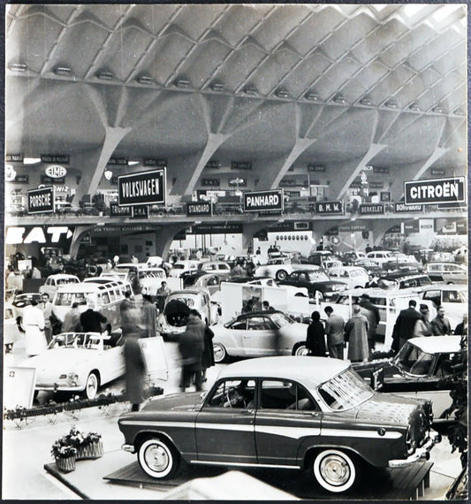 Veduta Salone Auto 1958 Ft 35342 - Stampa 22x24 cm - Farabola Stampa ai sali d'argento