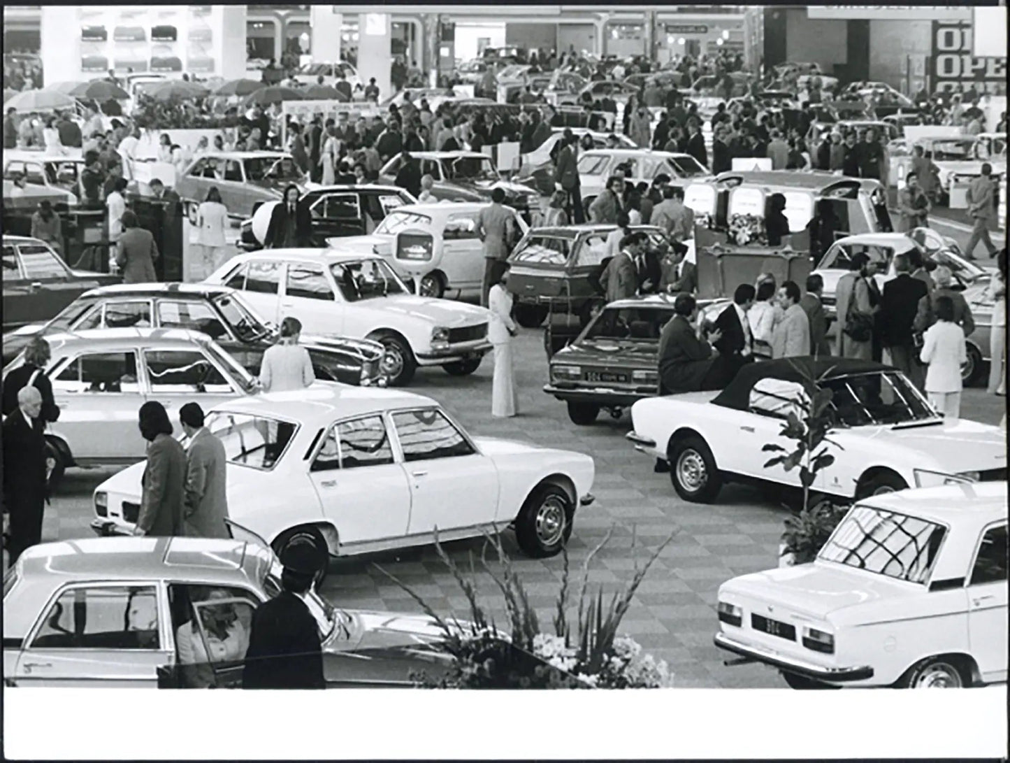 Veduta Salone Auto Parigi 1974 Ft 36670 - Stampa 24x18 cm - Farabola Stampa ai sali d'argento
