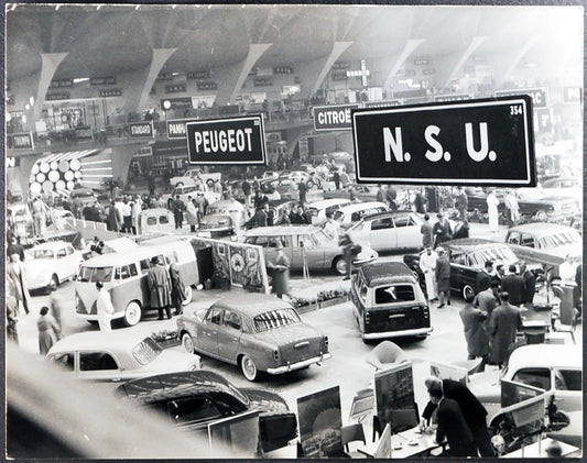 Veduta Salone Auto Torino 1959 Ft 35351 - Stampa 21x27 cm - Farabola Stampa ai sali d'argento