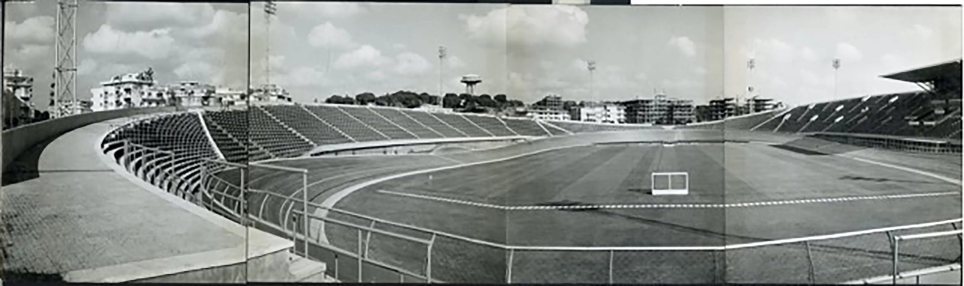 Velodromo dell'Eur Roma 1960 Ft 37738 - Stampa 58x17 cm - Farabola Stampa ai sali d'argento