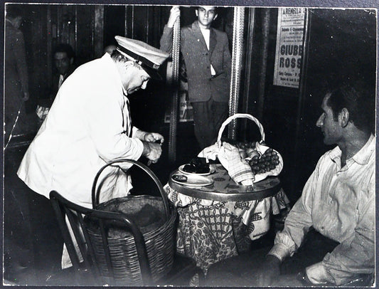 Venditore di gamberetti anni 50 Ft 2816 - Stampa 21x27 cm - Farabola Stampa ai sali d'argento