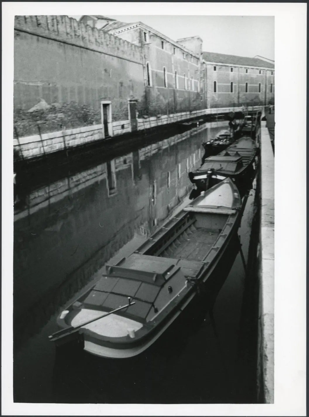 Venezia, Arsenale anni 90 Ft 3164 - Stampa 24x18 cm - Farabola Stampa ai sali d'argento