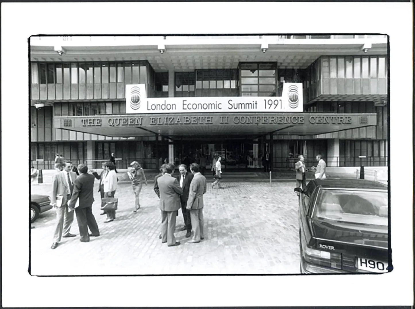 Vertice Economico di Londra 1991 Ft 5651 - Stampa 24x18 cm - Farabola Stampa ai sali d'argento