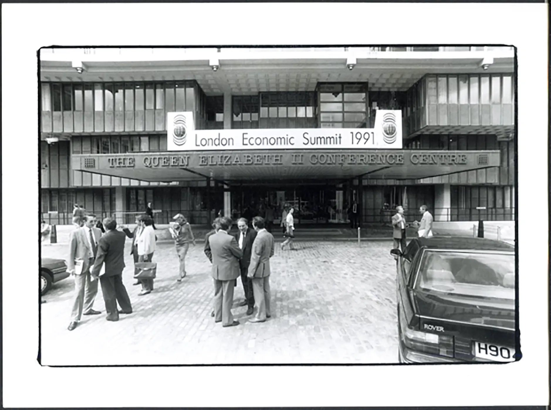 Vertice Economico di Londra 1991 Ft 5651 - Stampa 24x18 cm - Farabola Stampa ai sali d'argento