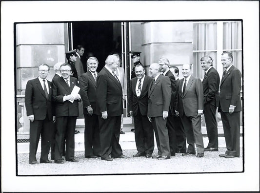 Vertice G7+1 a Londra 1991 Ft 5062 - Stampa 24x18 cm - Farabola Stampa ai sali d'argento