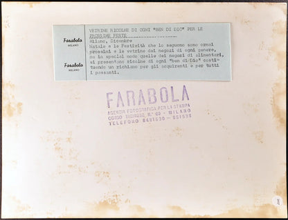 Vetrine di Natale anni 60 Ft 2907 - Stampa 21x27 cm - Farabola Stampa ai sali d'argento