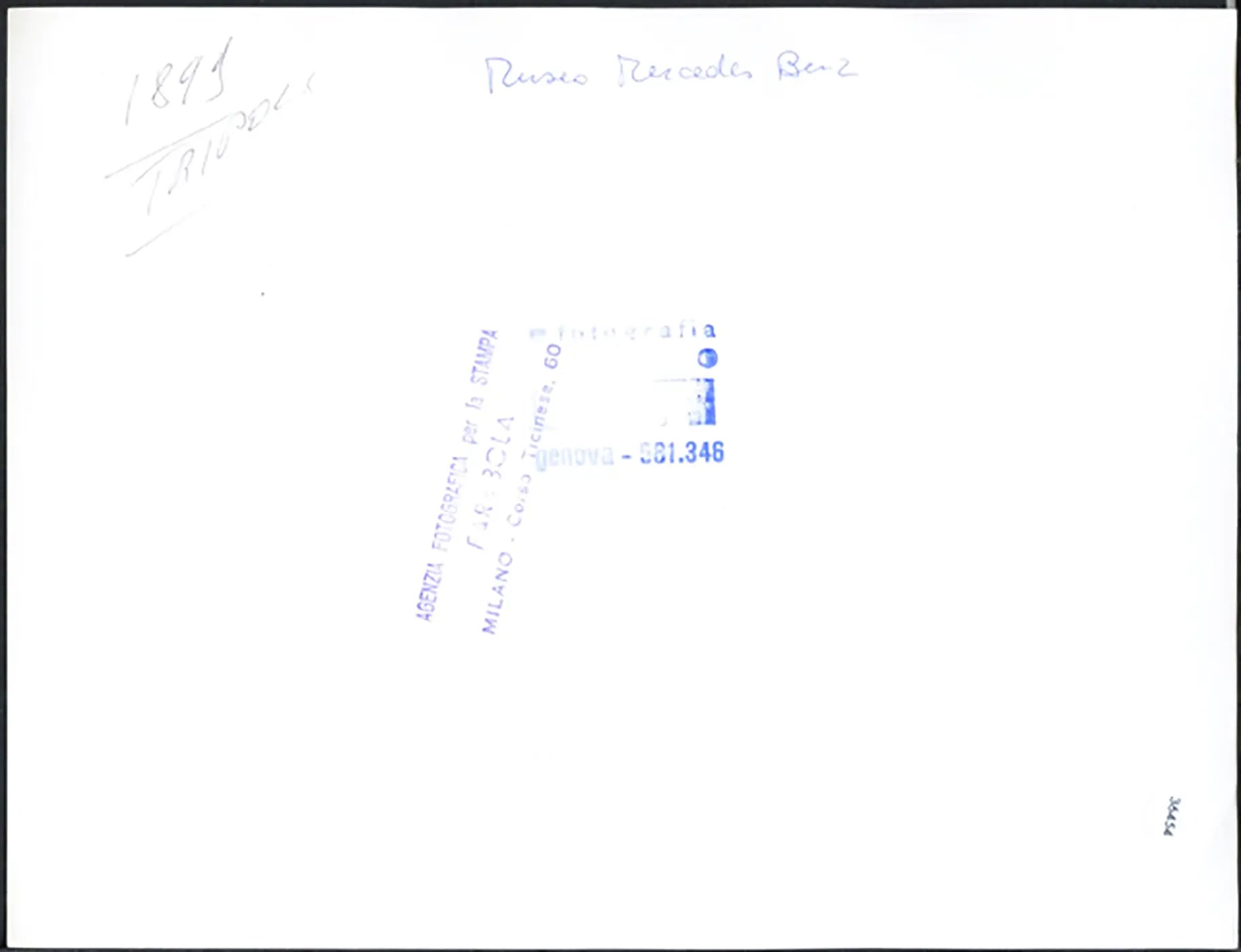 Vettura del primo 900 Ft 36454 - Stampa 24x18 cm - Farabola Stampa ai sali d'argento