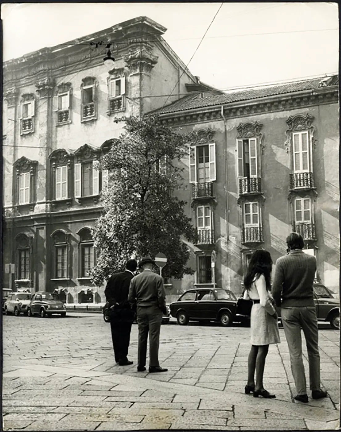 Via Brera Milano 1970 Ft 37711 - Stampa 24x30 cm - Farabola Stampa ai sali d'argento