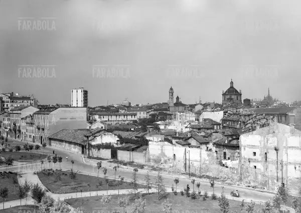 Via Conca del Naviglio, Milano, 1953 - Farabola Immagine digitale