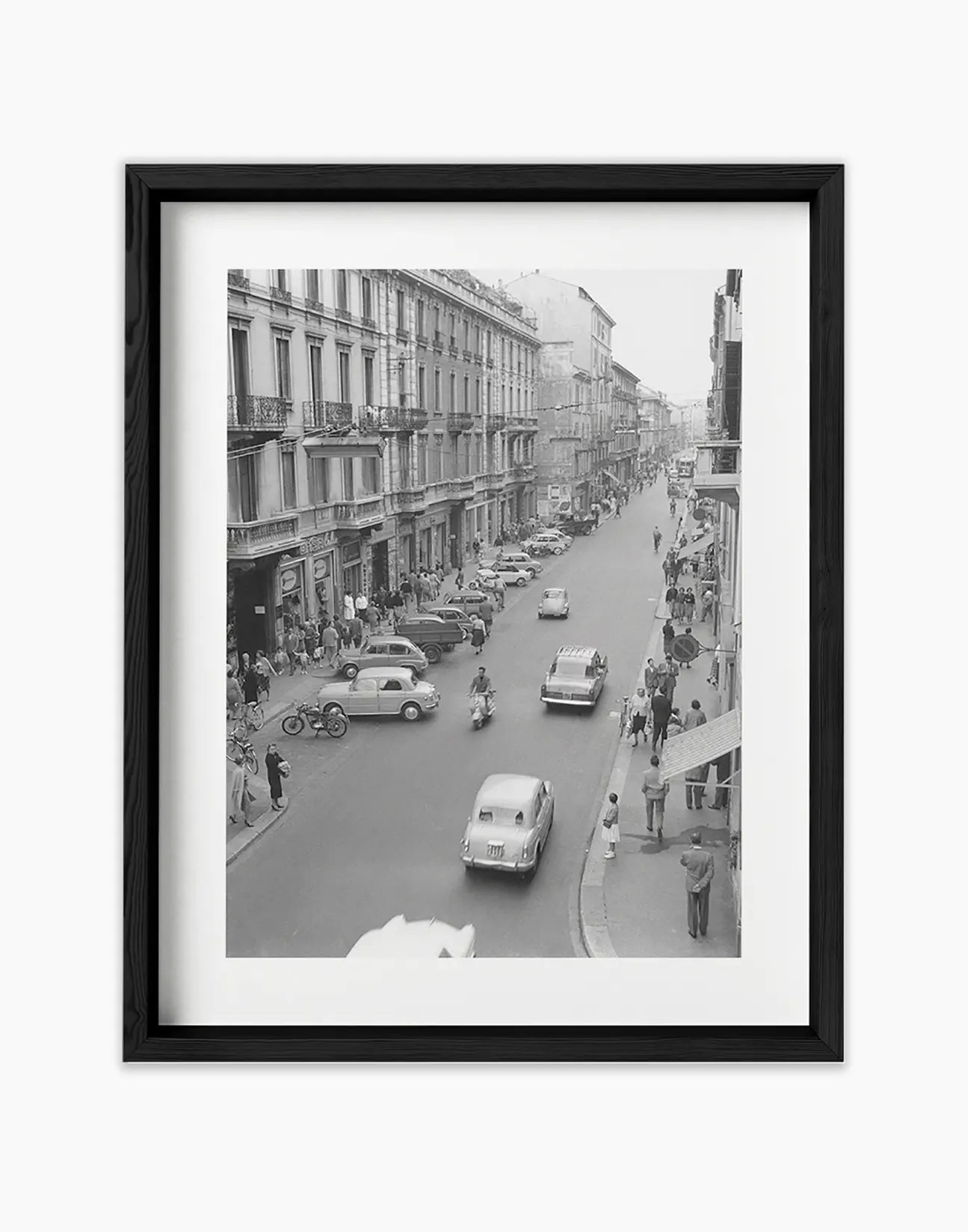 Via Paolo Sarpi, Milano 1958 - Farabola Fotografia