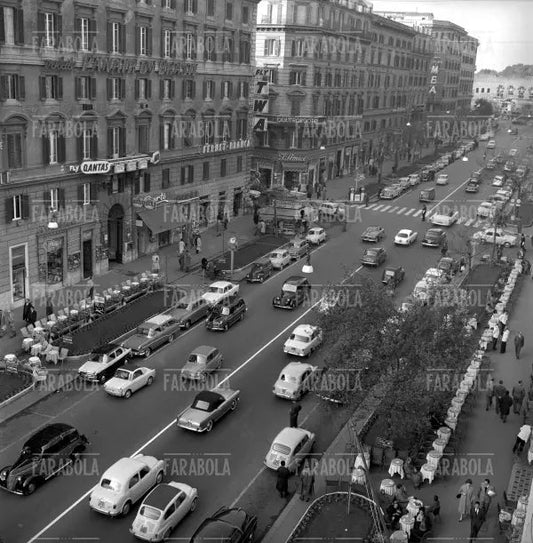 Via Veneto, Roma, 1959 - Farabola Immagine digitale