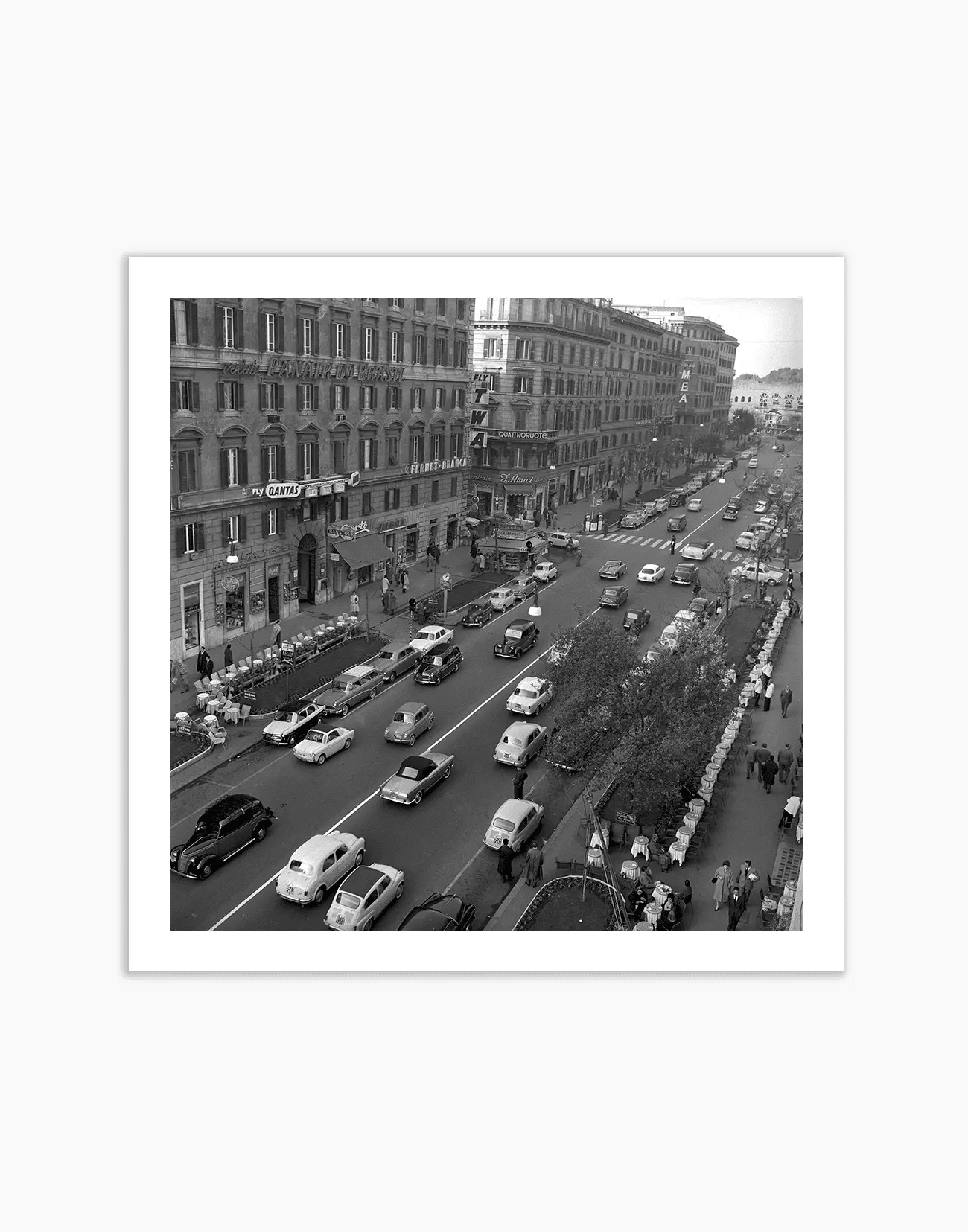 Via Veneto, Roma 1959 - Farabola WhiteWall App Product