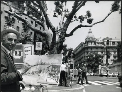 Via Veneto Roma anni 60 Ft 4053 - Stampa 24x18 cm - Farabola Stampa ai sali d'argento