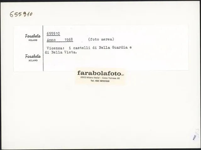 Vicenza Castelli 1968 Ft 3564 - Stampa 24x18 cm - Farabola Stampa ai sali d'argento (anni 90)