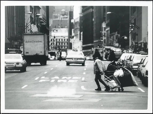Vita quotidiana a New York anni 90 Ft 37687 - Stampa 24x18 cm - Farabola Stampa ai sali d'argento