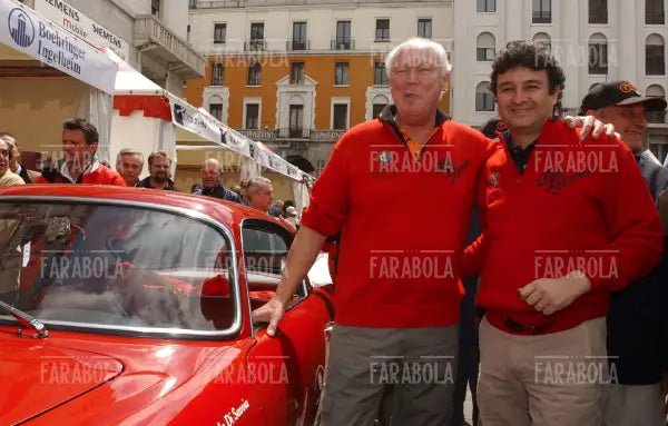 Vittorio Emanuele di Savoia e Fabrizio Giugiaro, Mille Miglia, 2004 - Farabola Immagine digitale