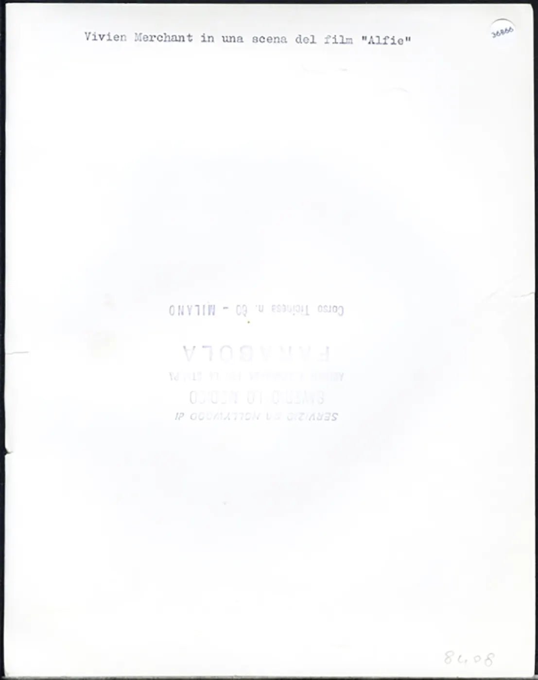 Vivien Merchant film Alfie 1966 Ft 36866 - Stampa 24x18 cm - Farabola Stampa ai sali d'argento