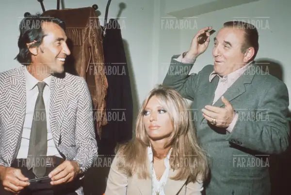Walter Chiari, Alida Chelli e Carlo Campanini, anni 70 - Farabola Immagine digitale