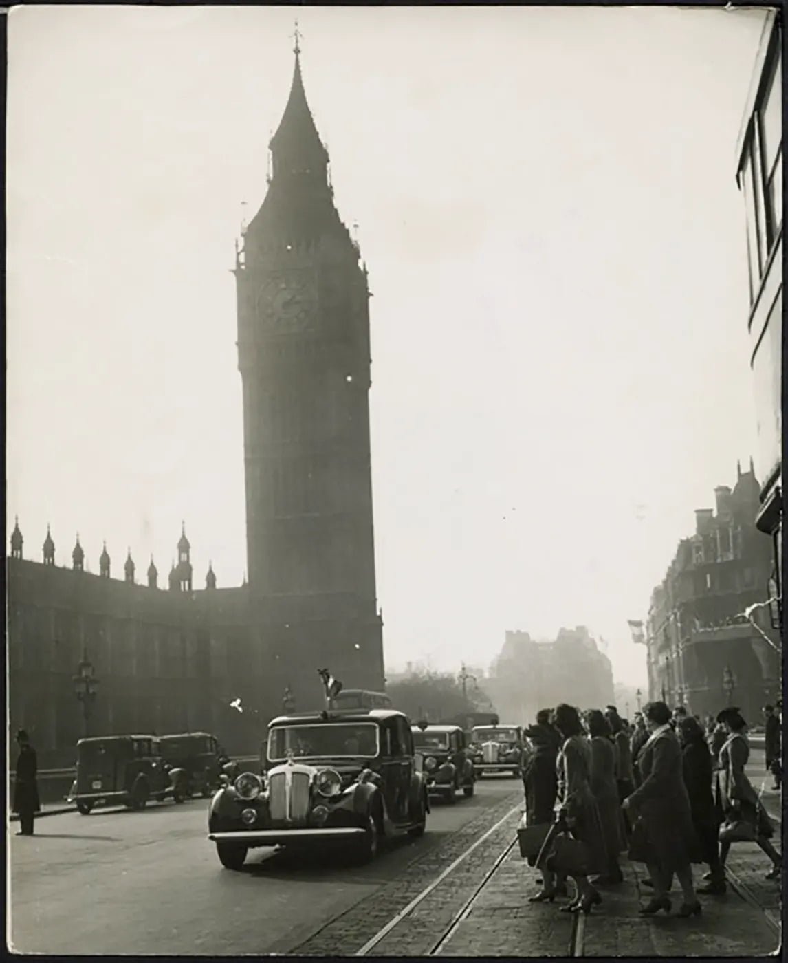 Westminster Bridge Londra 1950 Ft 38018 - Stampa 21x27 cm - Farabola Stampa ai sali d'argento
