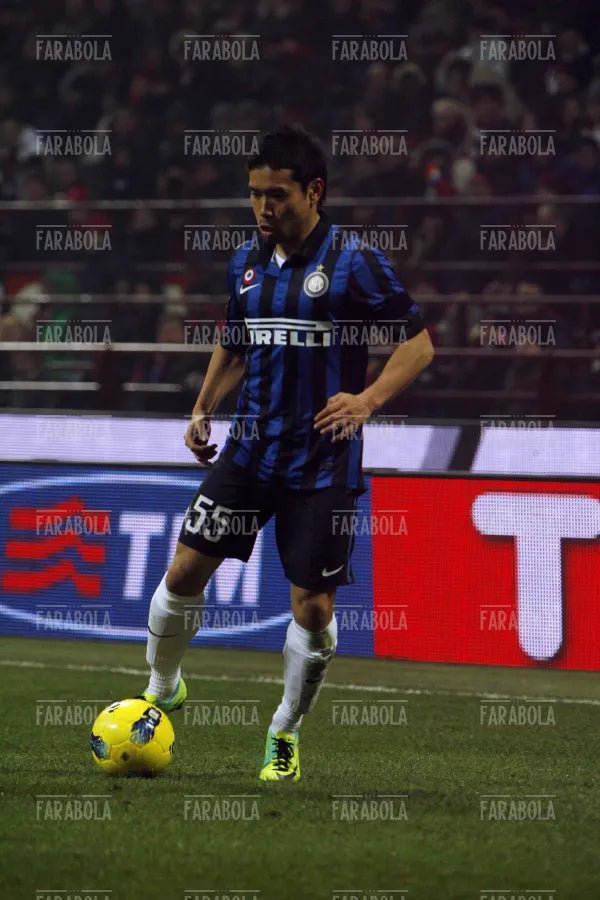 Yuto Nagatomo, Milan vs Inter, 2012 - Farabola Immagine digitale