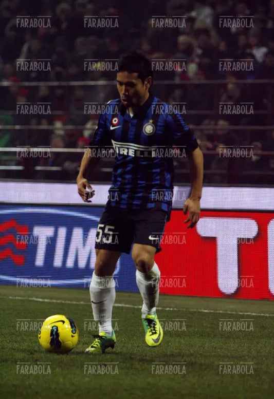 Yuto Nagatomo, Milan vs Inter, 2012 - Farabola Immagine digitale