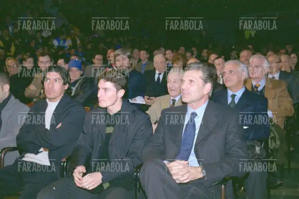 Zamorano, Zanetti e Facchetti, Natale degli Sportivi, 2000 - Farabola Immagine digitale
