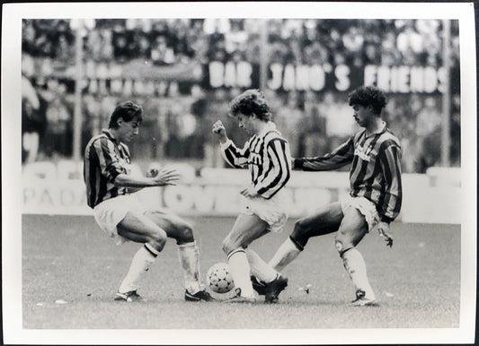 Zavarov e Rijkard Juventus 1990 Ft 2618 - Stampa 24x18 cm - Farabola Stampa ai sali d'argento