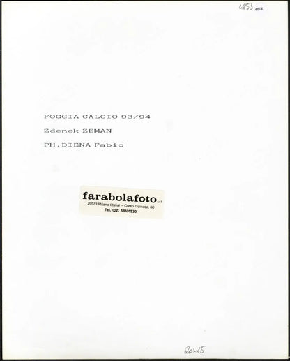 Zeman Foggia 1993 Ft 4614 - Stampa 20x25 cm - Farabola Stampa ai sali d'argento