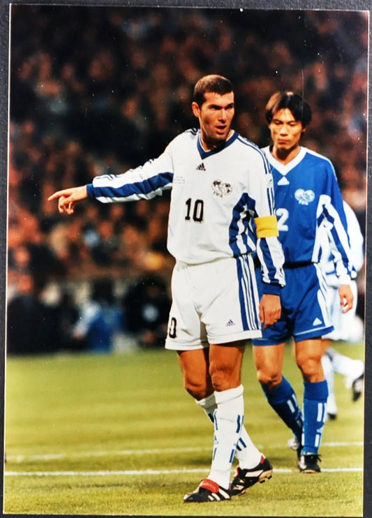 Zidane e Hong Europa-Resto del Mondo 1997 Ft 35302 - Stampa 20x15 cm - Farabola Stampa ai sali d'argento