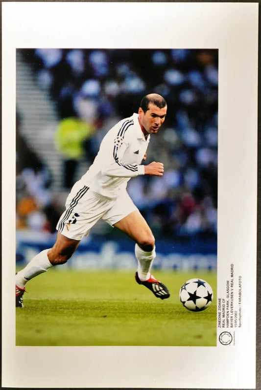 Zidane Real Madrid Finale Champions 2002 Ft 2865 - Stampa 20x30 cm - Farabola Stampa digitale