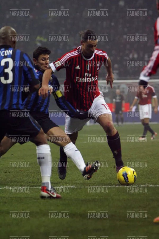 Zlatan Ibrahimovic, Milan vs Inter, 2012 - Farabola Immagine digitale