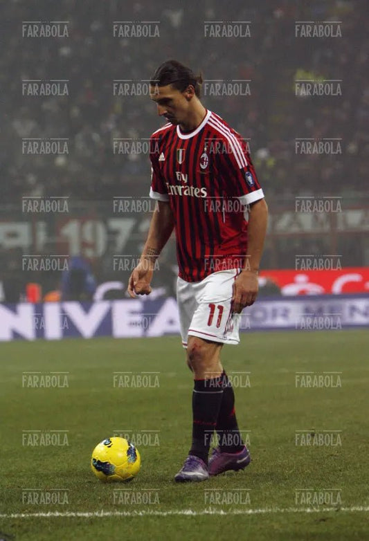 Zlatan Ibrahimovic, Milan vs Inter, 2012 - Farabola Immagine digitale