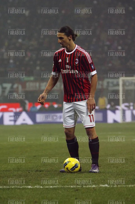 Zlatan Ibrahimovic, Milan vs Inter, 2012 - Farabola Immagine digitale