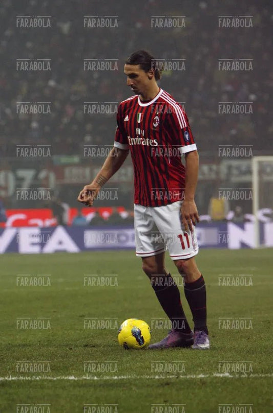Zlatan Ibrahimovic, Milan vs Inter, 2012 - Farabola Immagine digitale
