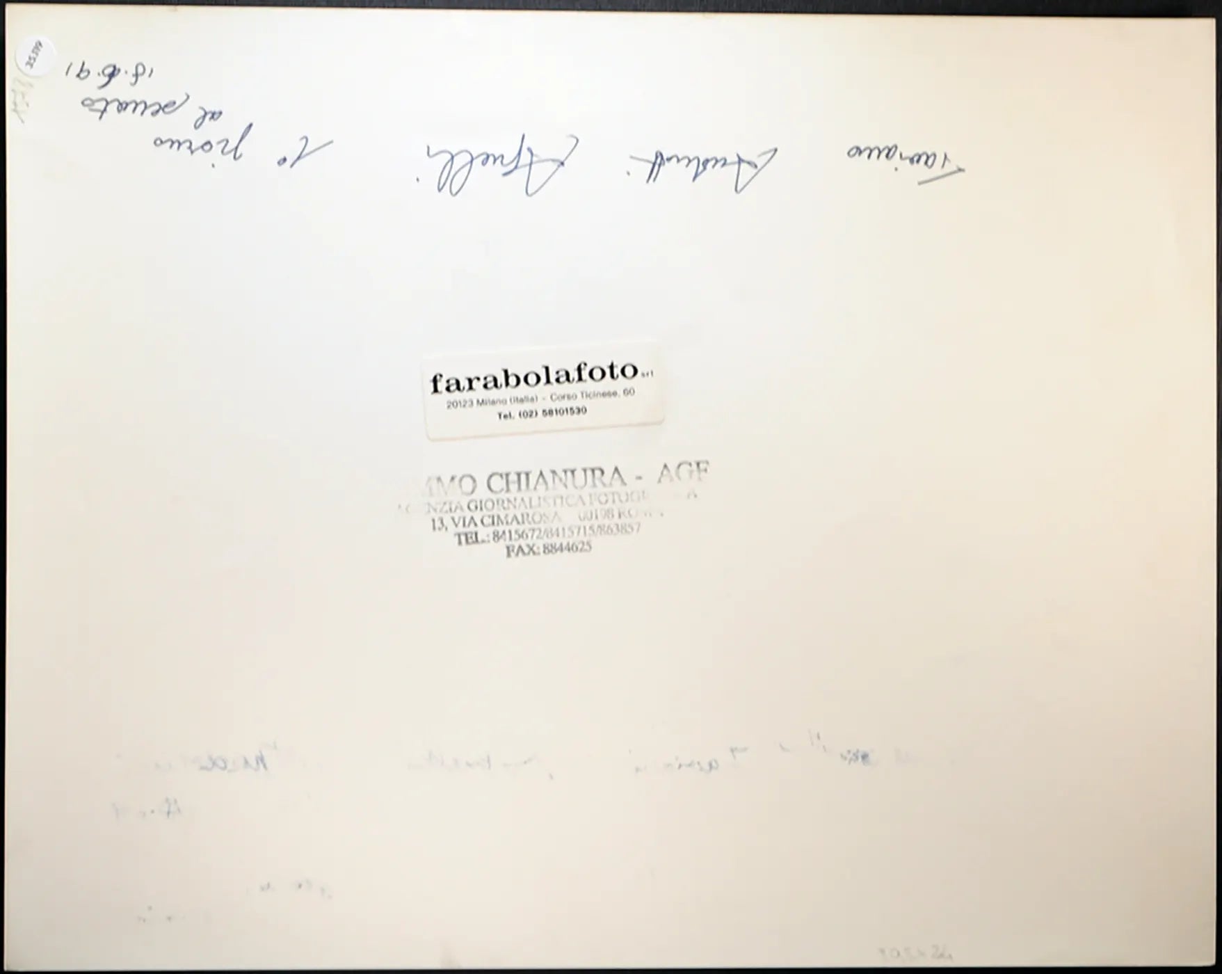 Agnelli Andreotti e Taviani 1991 Ft 35119 - Stampa 20x30 cm - Farabola Stampa ai sali d'argento